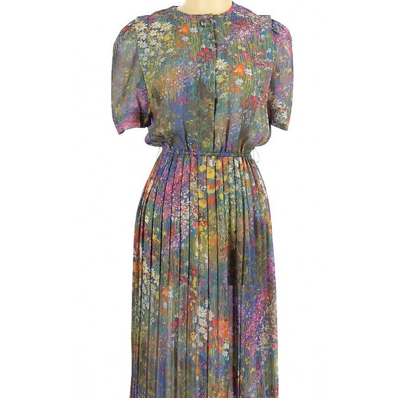 Vintage Dresses & Skirts - Lady Carol Beatiful Floral Dress